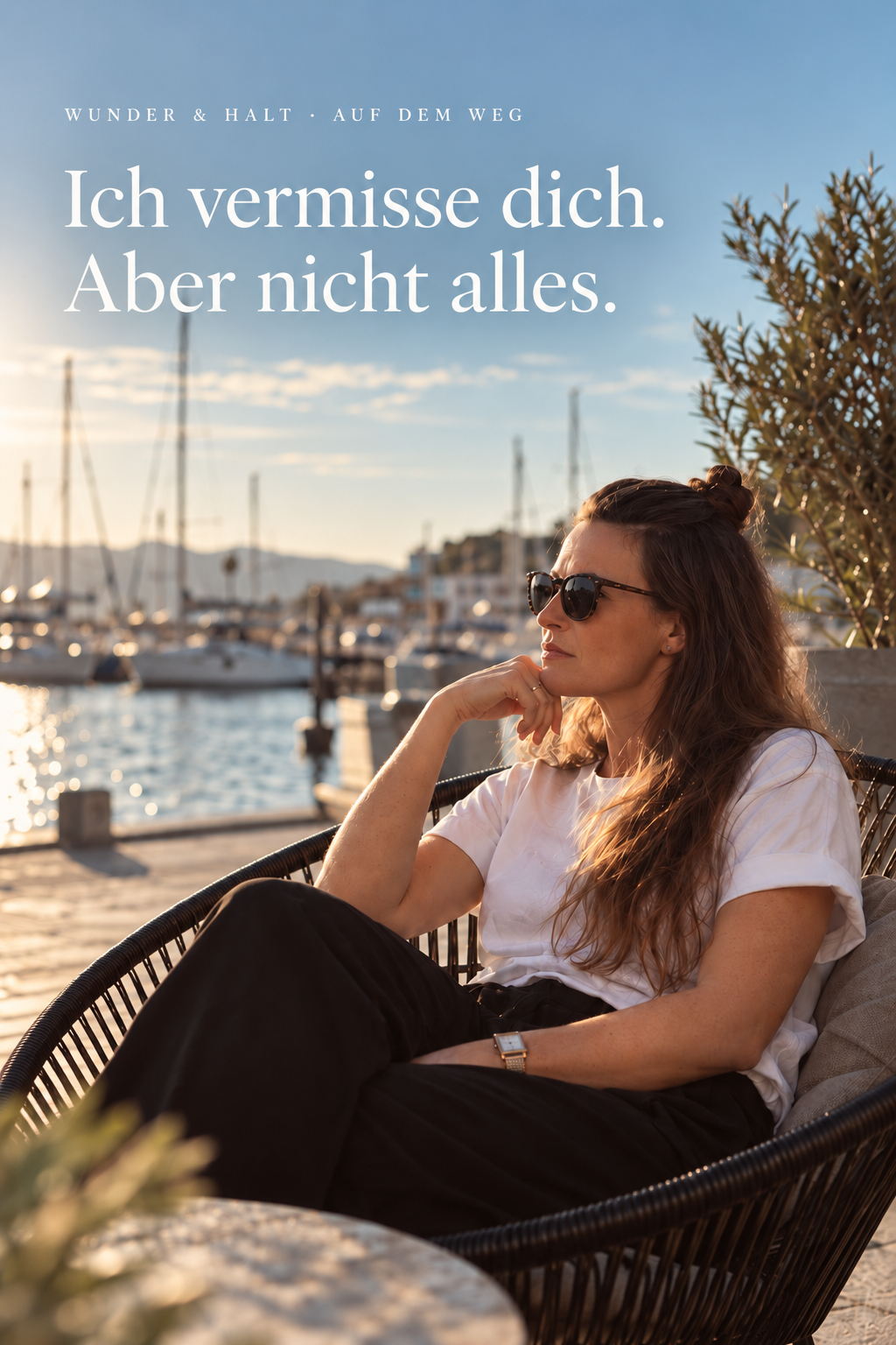 Jacqueline am Hafen – WUNDER & HALT Blogbeitrag über Vermissen, Abstand und Vertrauen